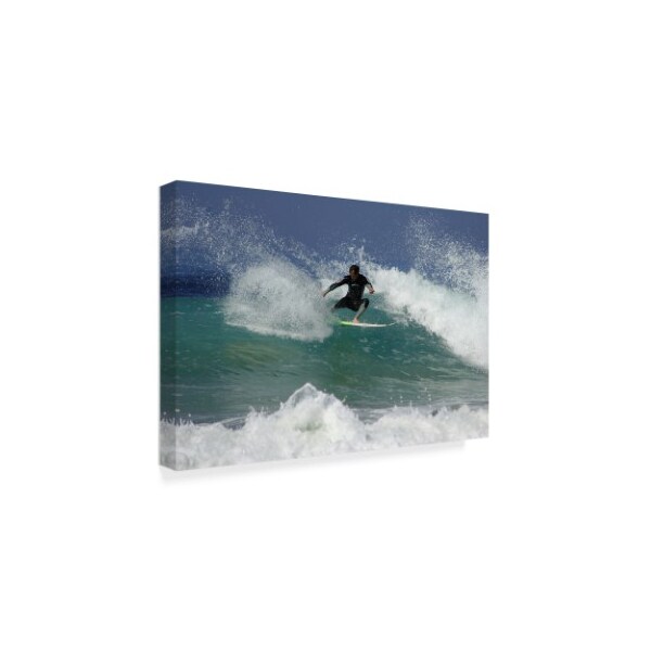 Chris Bliss 'Surfing 3' Canvas Art,16x24